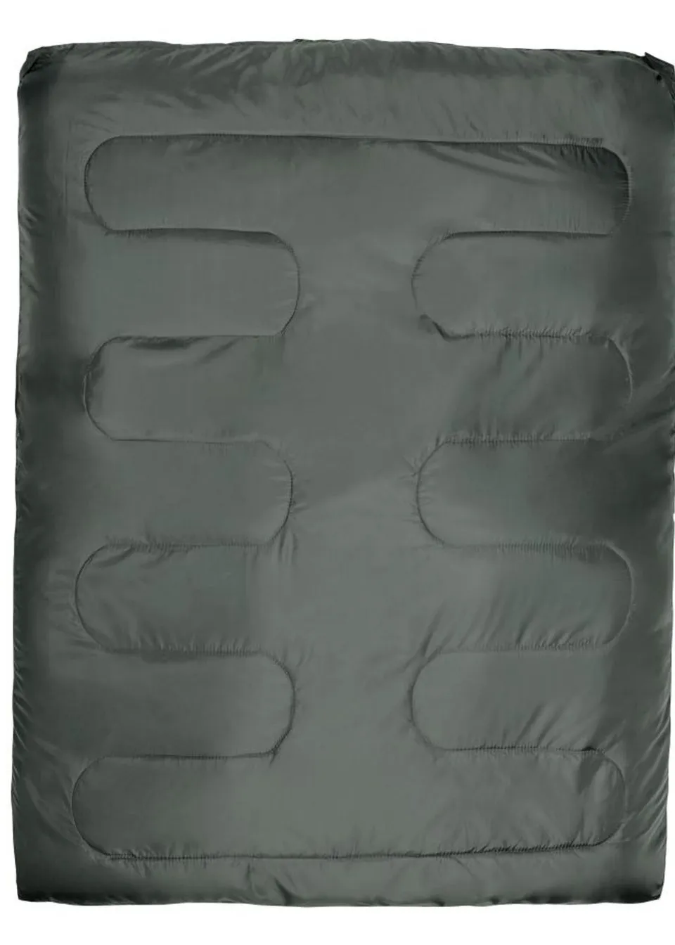 Trespass Grey Green Catnap 3 Season Double Sleeping Bag