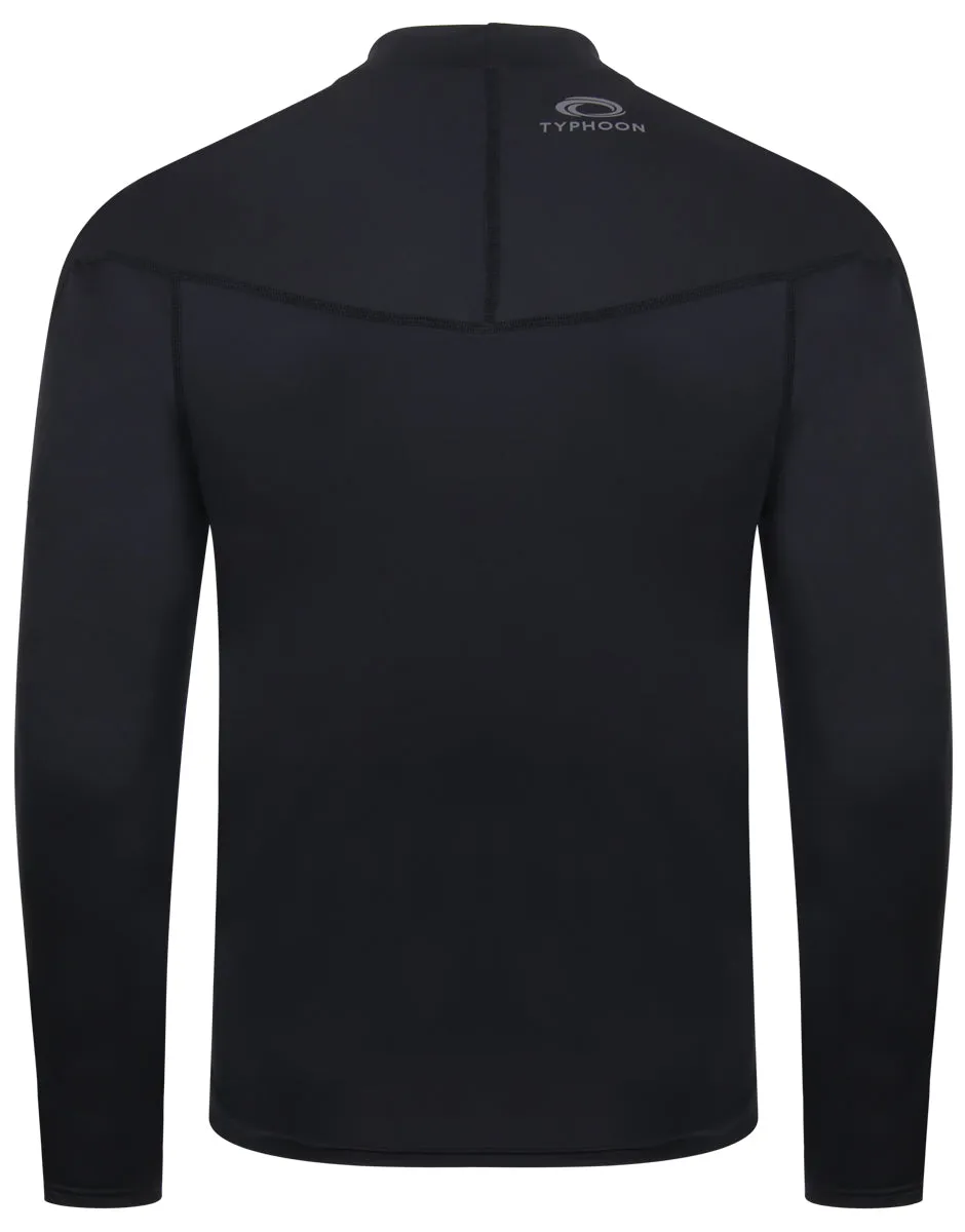 Typhoon Fintra L/S Tech Rash Vest Black