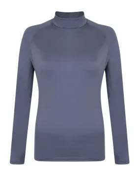 Typhoon Fintra L/S Tech Rash Vest Ladies Graphite