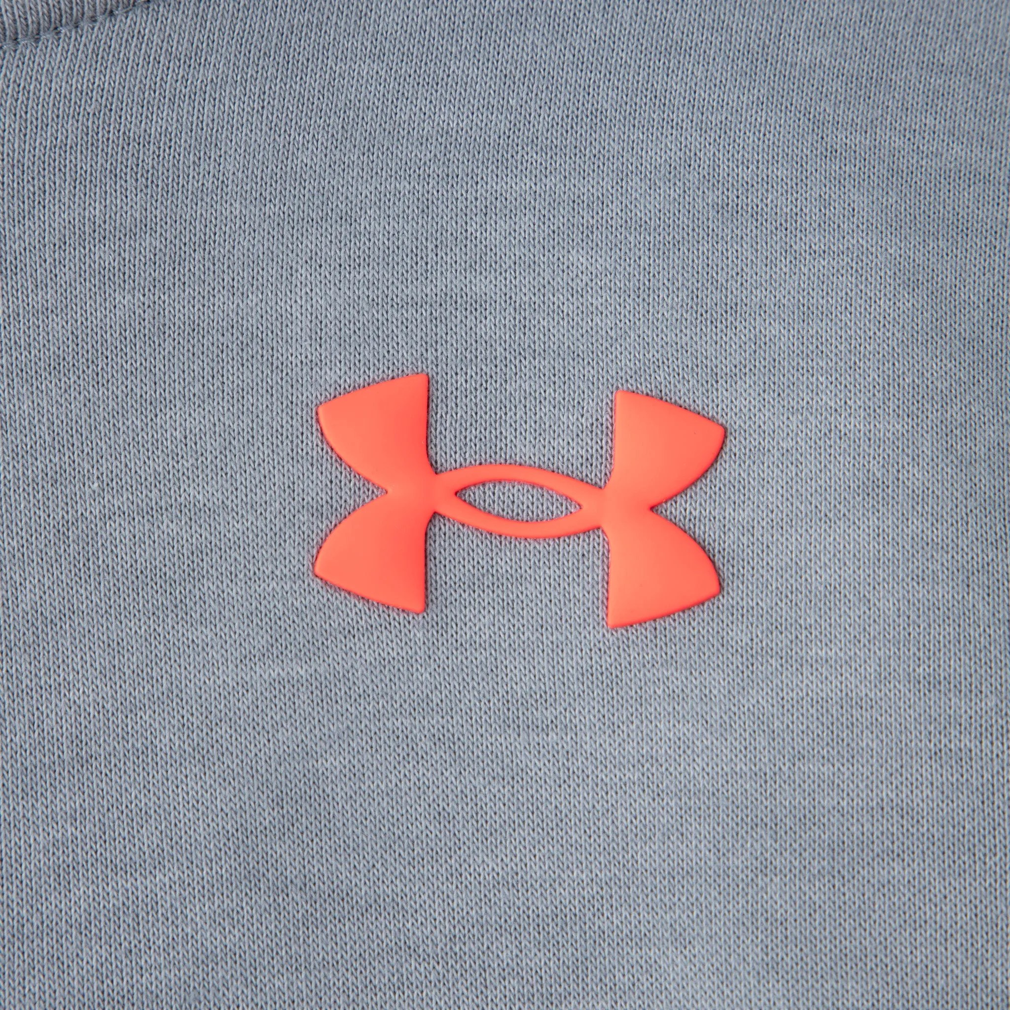 Under Armour Junior Boys' Half Zip Fleece Hoodie Steel Light Heather / Beta