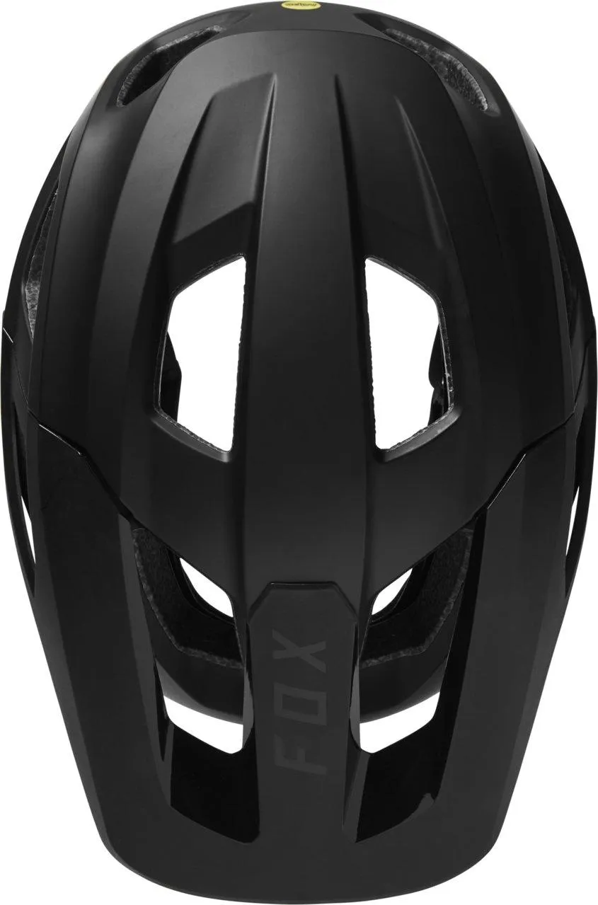 Unisex Fox Mainframe MIPS Helmet - Black | MTB Helmets UK