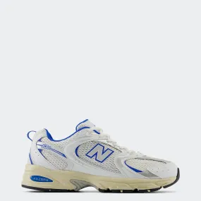 Unisex New Balance 530 Shoes White/ Blue Oasis