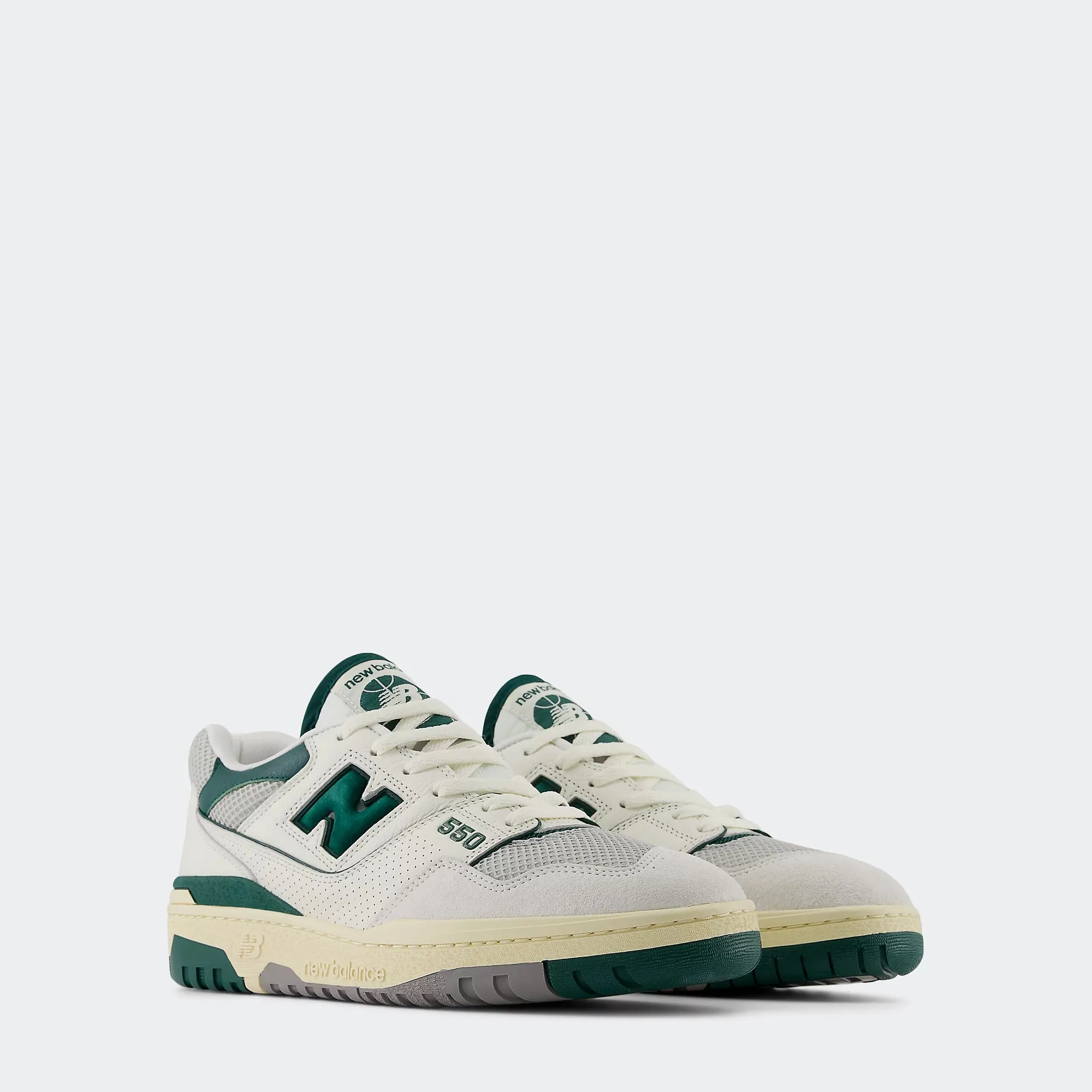 Unisex New Balance 550 Shoes Sea Salt Marsh Green