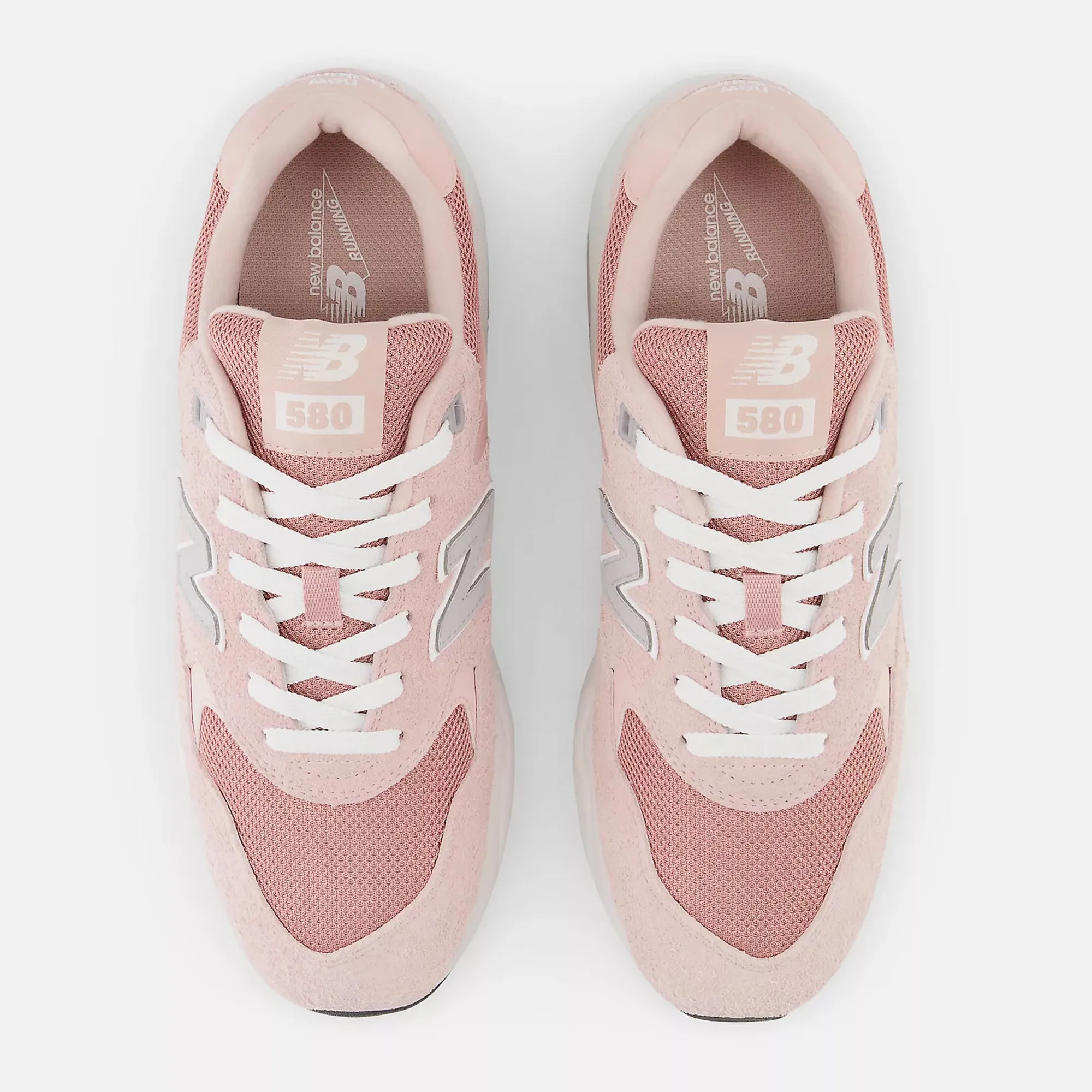 Unisex New Balance 580 Shoes Pink Sand