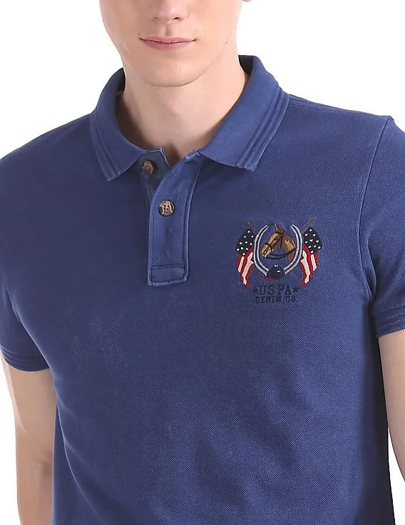 U.S. Polo Assn. Denim Co. Regular Fit Pique Polo Shirt