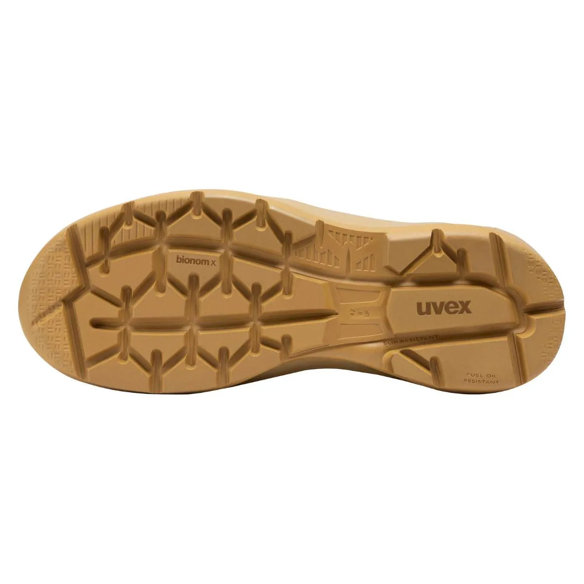 uvex 3 X-Flow Tan Work Boot Wheat 65418