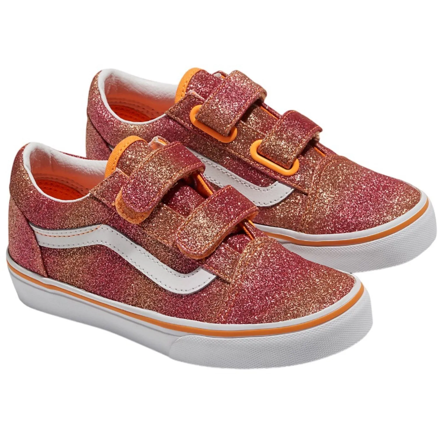 VANS Sunrise Glitter Multi/True White UY Old Skool V Sneakers