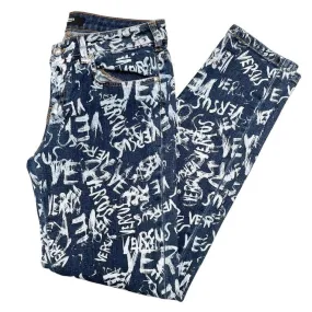 Versus Versace Graffiti Jeans Small