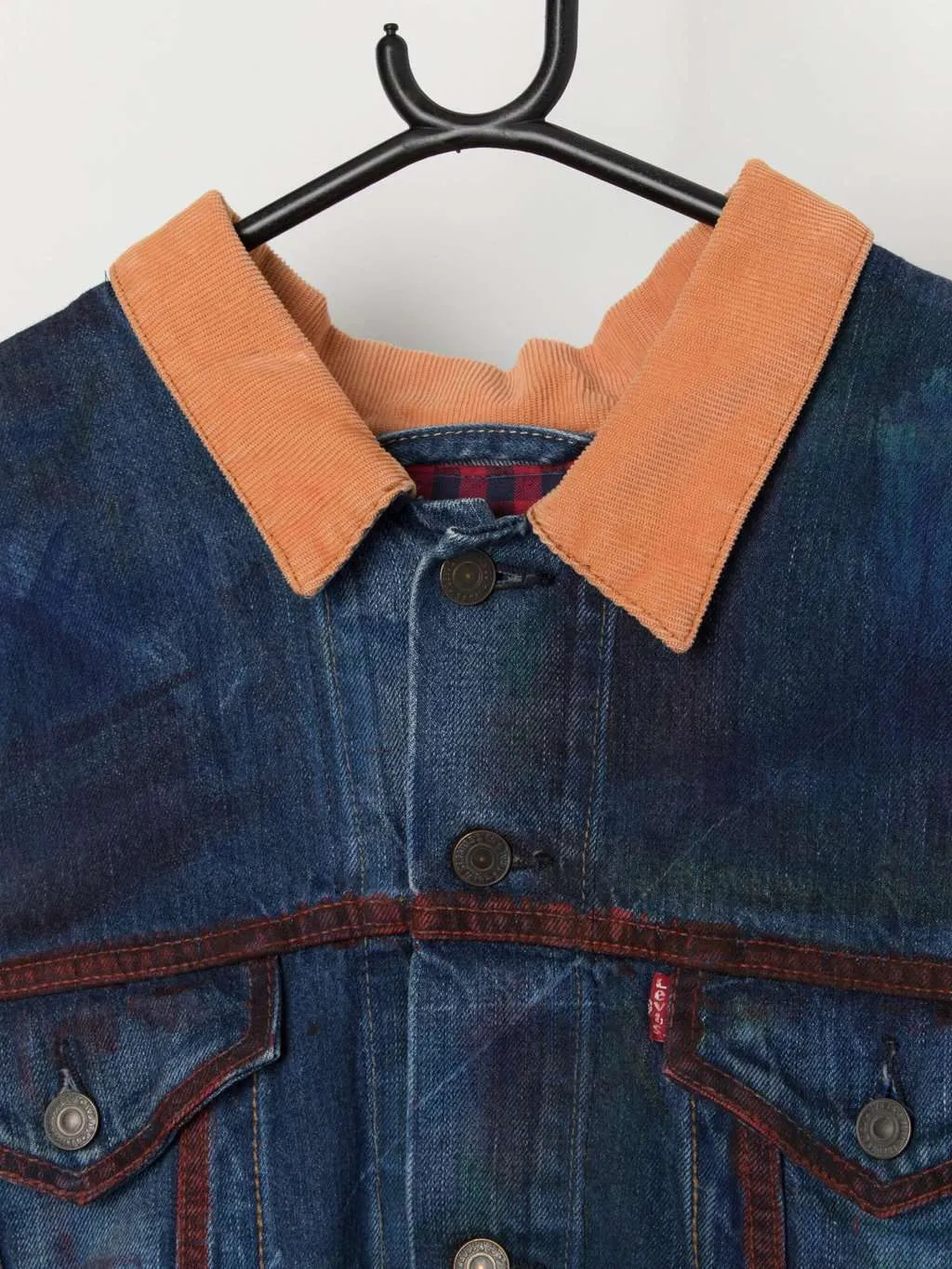 Vintage Levis customised denim vest/gilet – XL