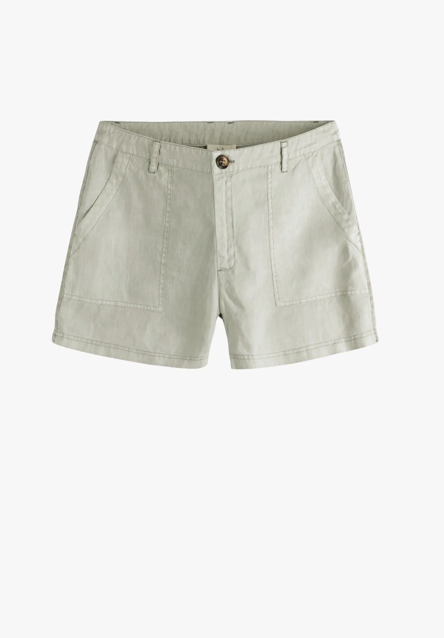 Washed Linen Shorts