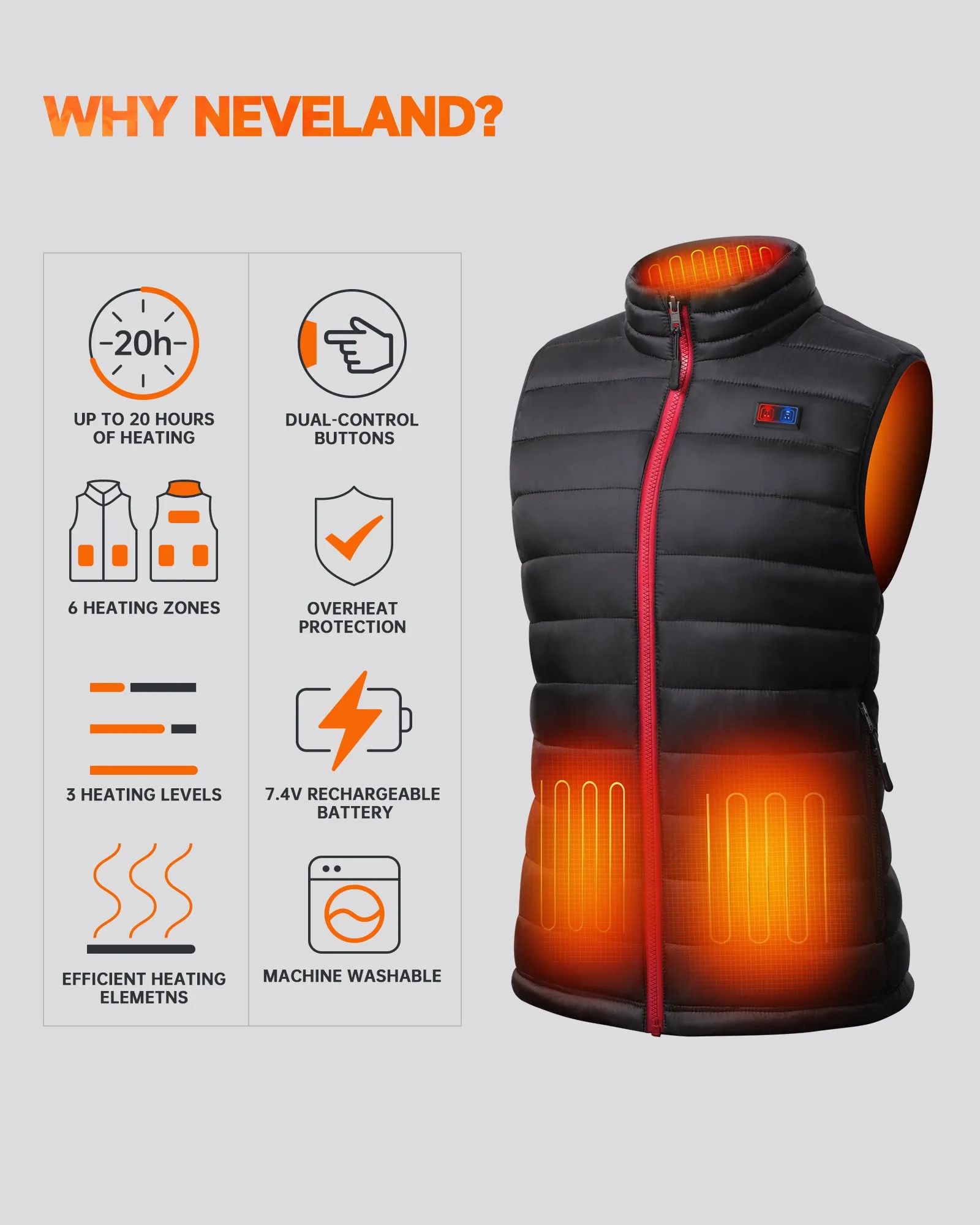 Women's Lightweight Heated Vest