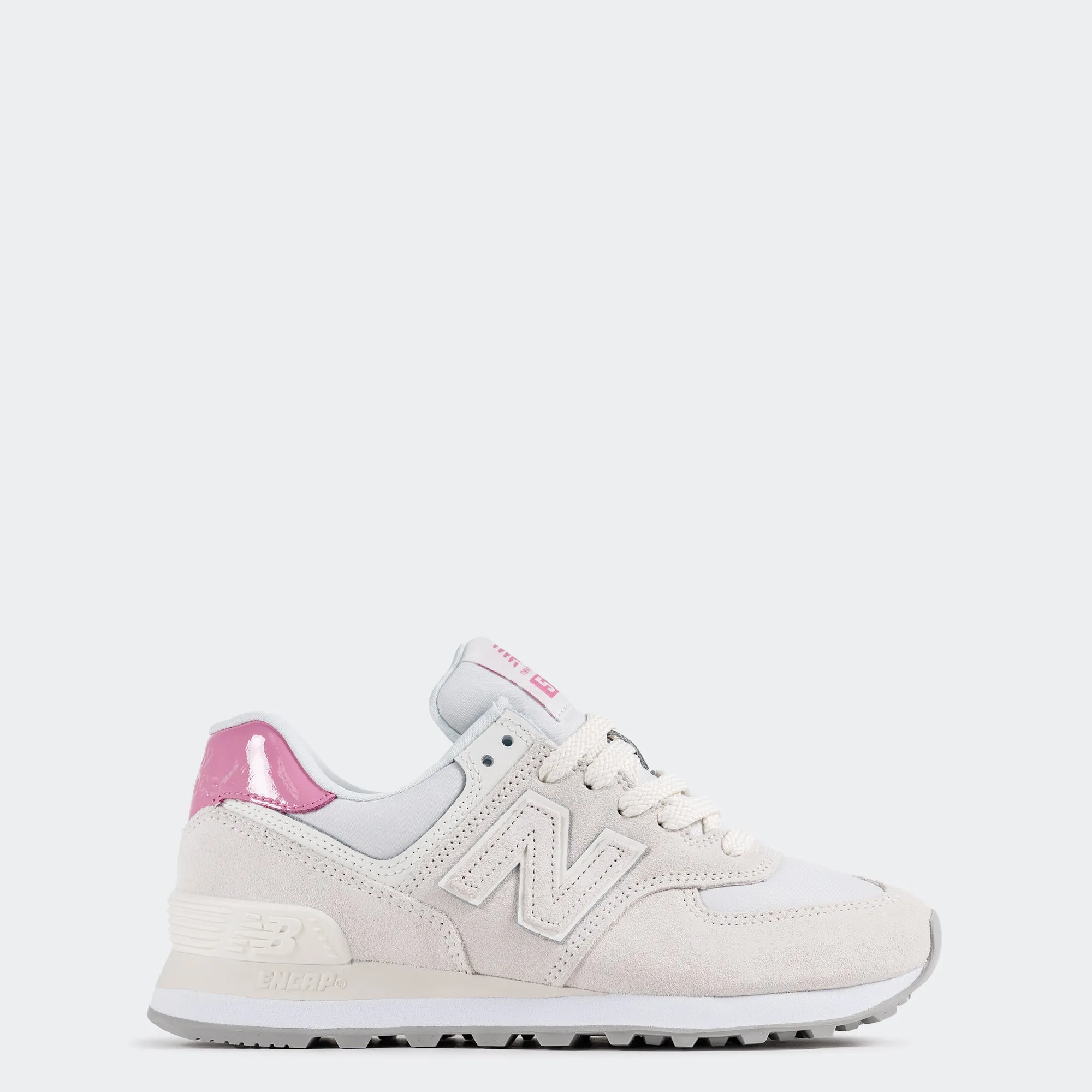 Women's New Balance 574 Shoes Sea Salt/ Real Pink