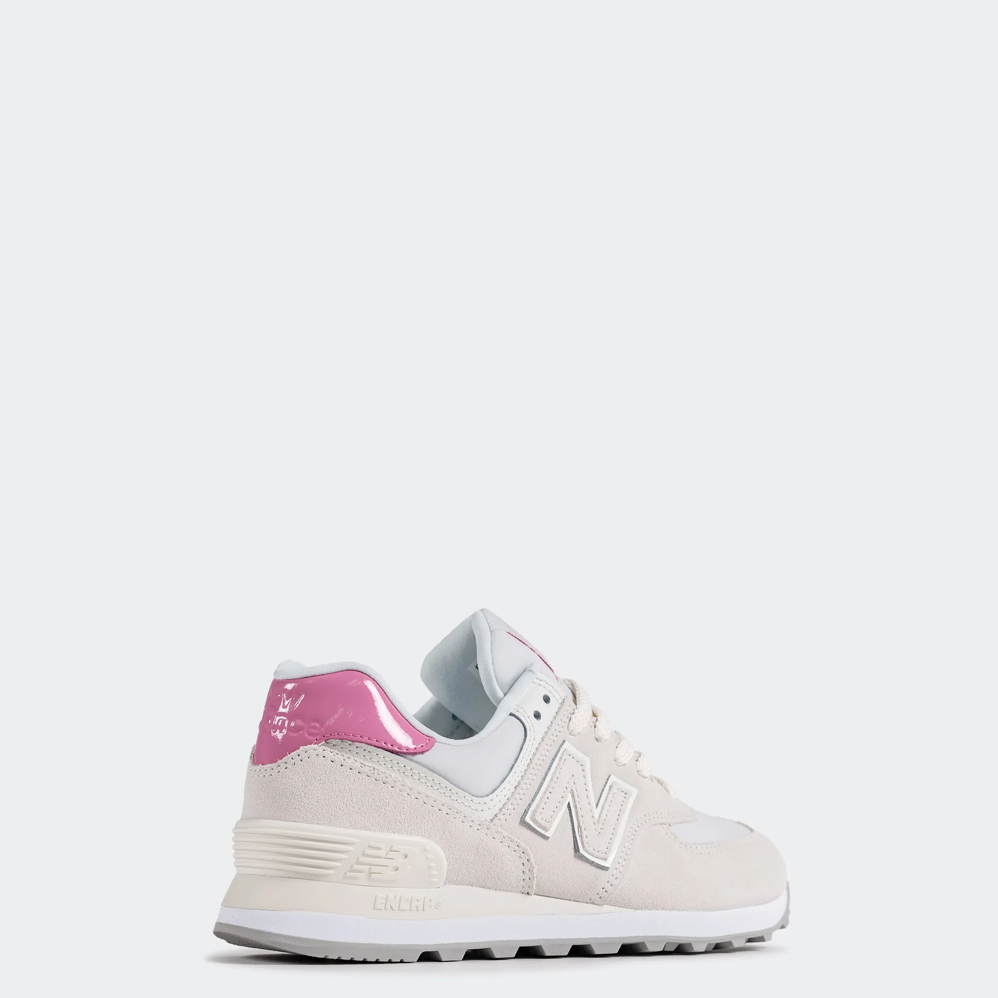 Women's New Balance 574 Shoes Sea Salt/ Real Pink