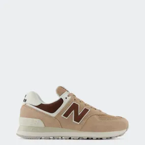 Women's New Balance 574 Shoes Taupe Oak