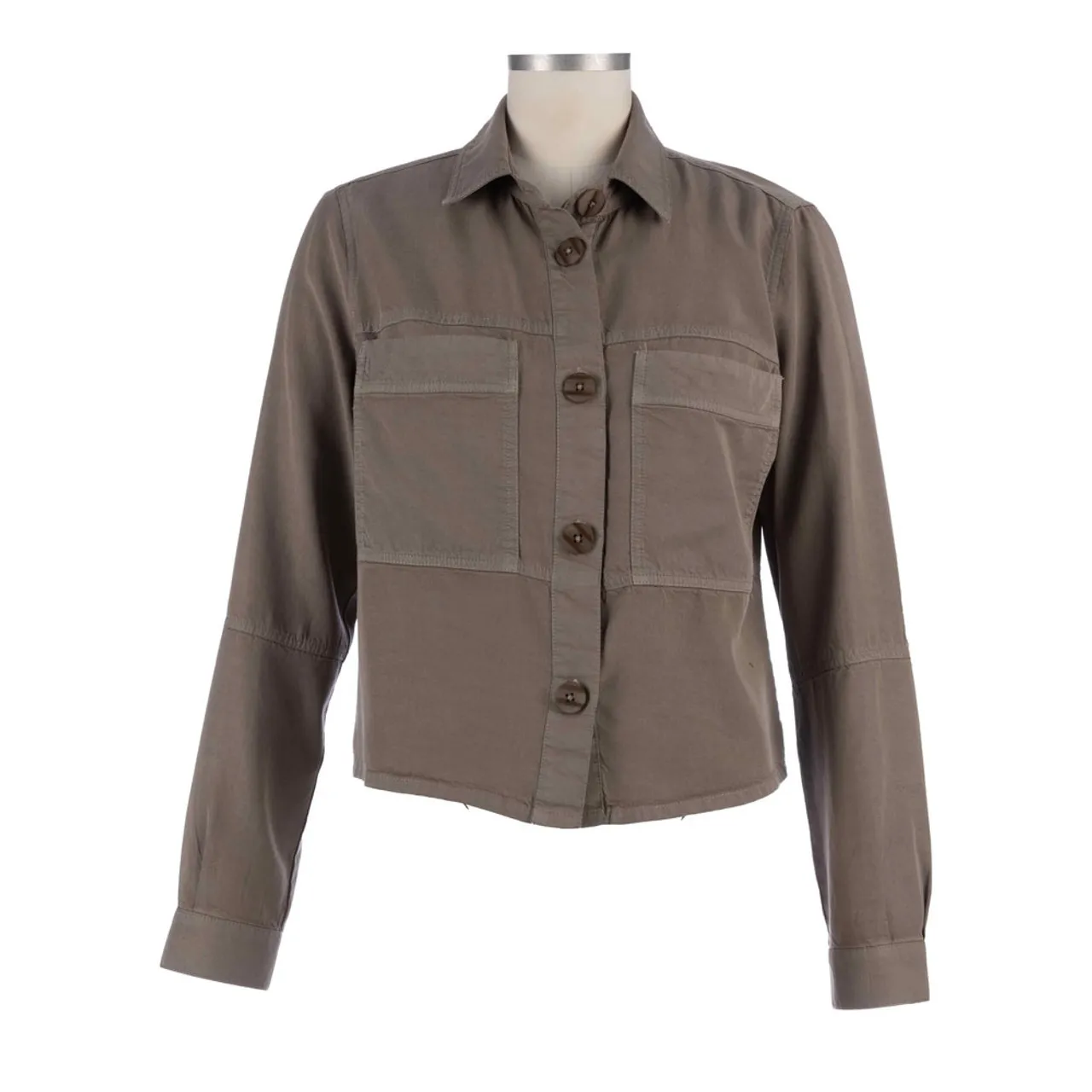 Women's Kut From The Kloth Zinnia Jacket With Patch Pocket - Gray