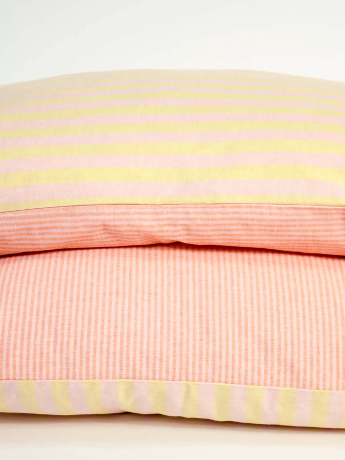 Woven Stripe Euro Pillowcase Set