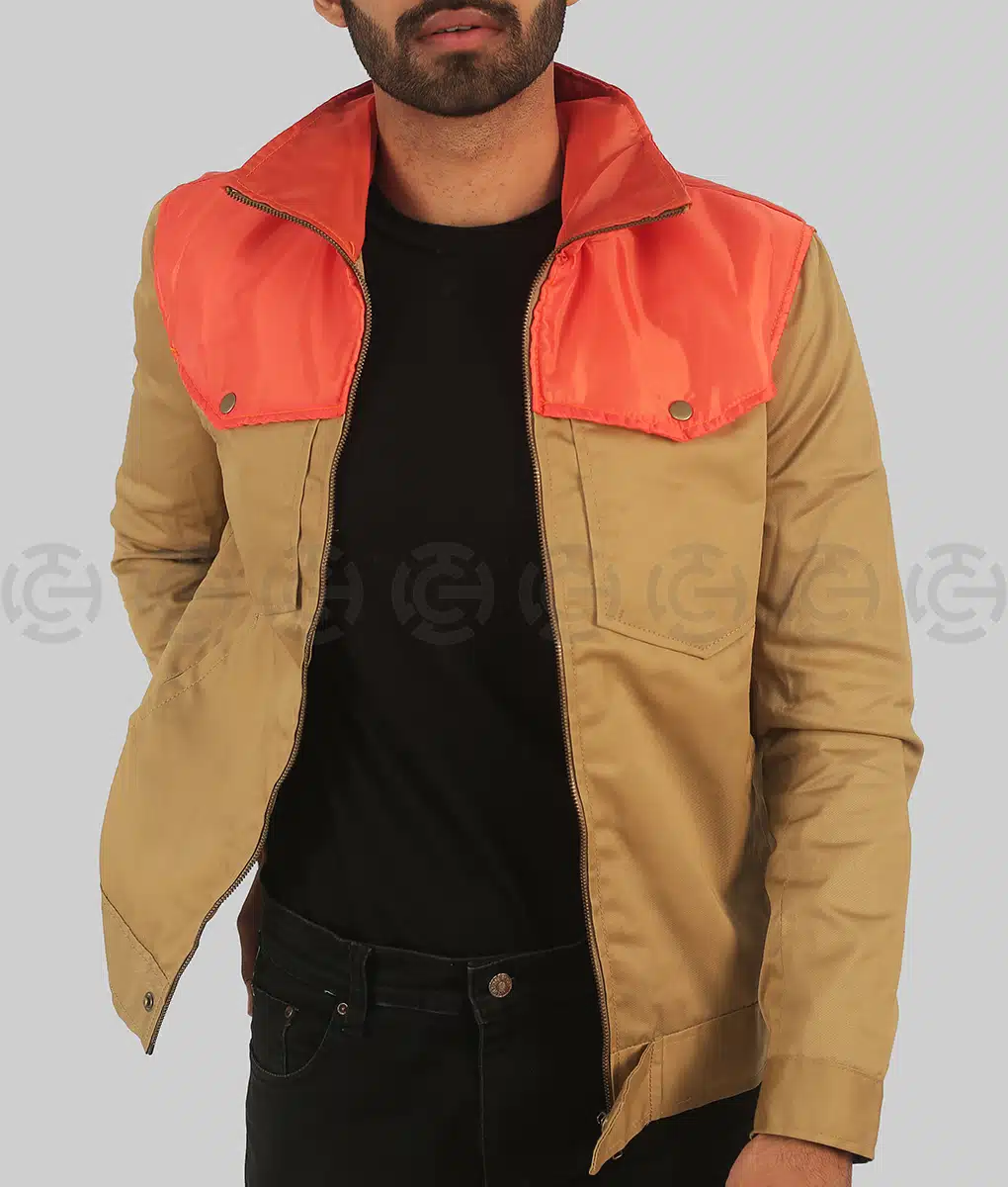 Yellowstone's John Dutton (Kevin Costner) Orange Western Jacket | TLC