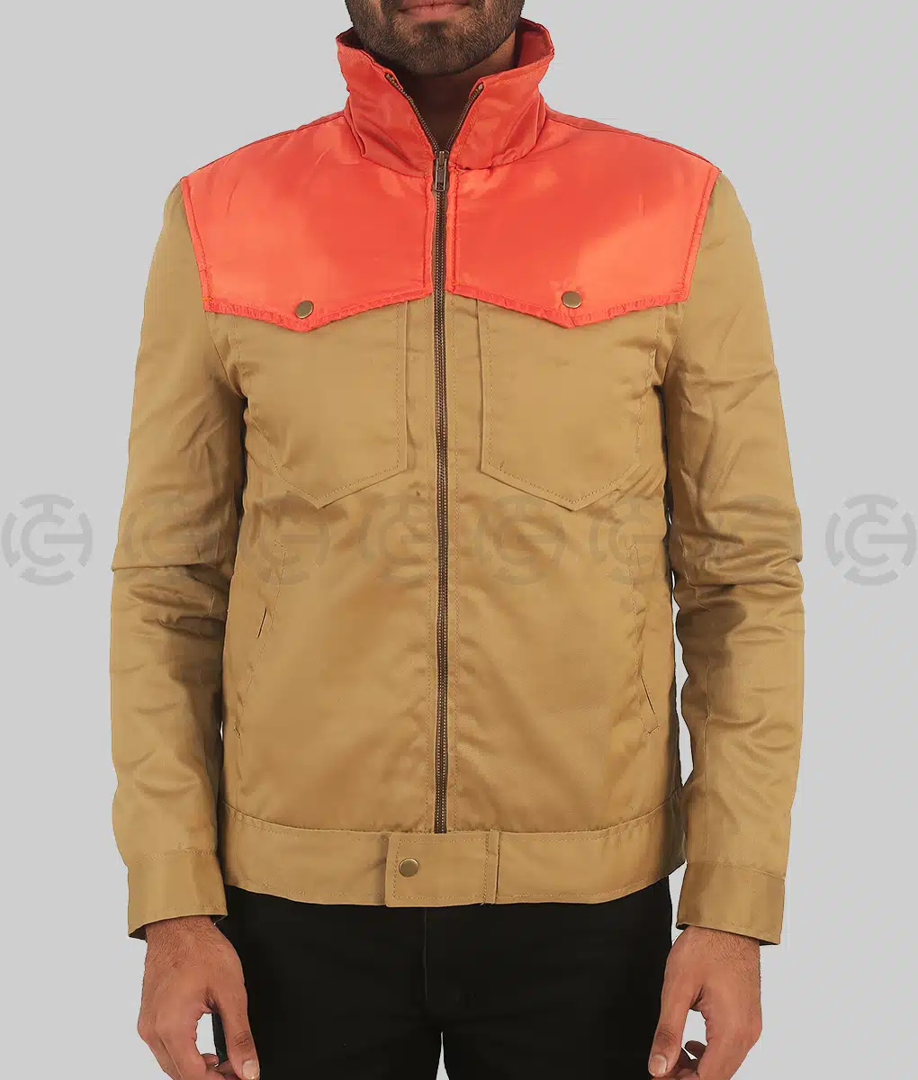 Yellowstone's John Dutton (Kevin Costner) Orange Western Jacket | TLC